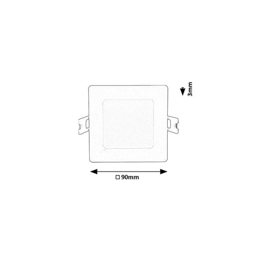 Rabalux Shaun2 ugradna plafonska lampa 90mm 71220 slika 2