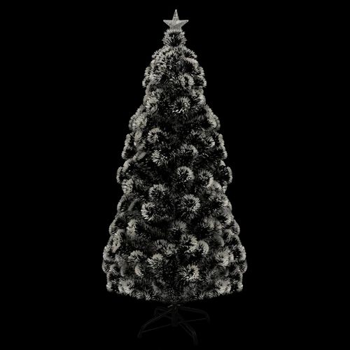 Umjetno božićno drvce sa stalkom LED 150 cm optička vlakna slika 36