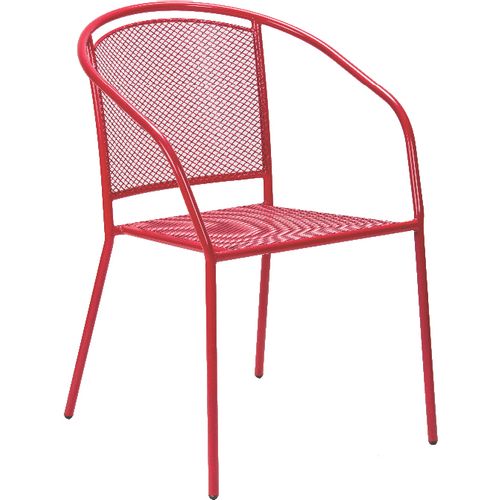 Metalna stolica – crvena Arko slika 1