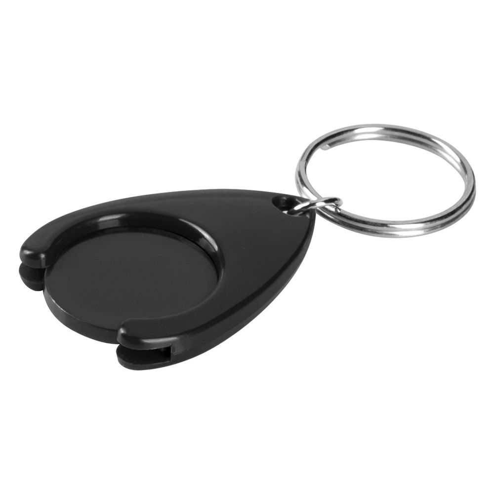 TOKEN,plast.privjesak za ključeve,crni slika 1