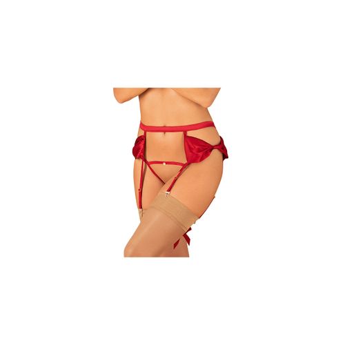 Obsessive -  Rubinesa garter belt &amp; crotchles thong L/XL slika 1