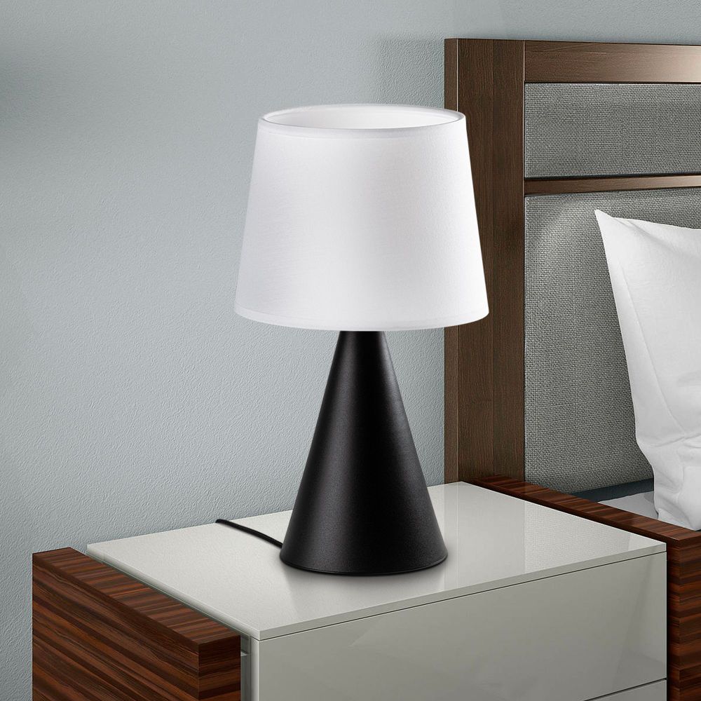 Kona - Crno-Bijela Stolna Lampa 15483 slika 3