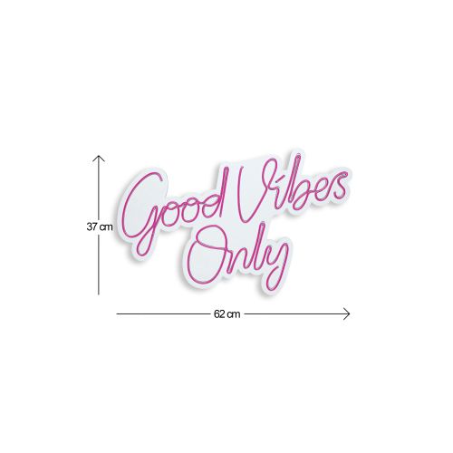 Wallity Good Vibes Only 2 - Dekorativna LED rasveta u roze boji slika 5