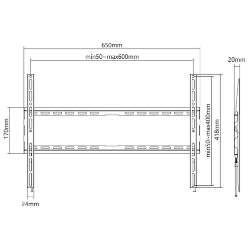 Sbox zidni stalaka PLB-2264F-2 slika 5