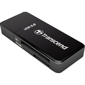 Transcend TS-RDF5K Card reader, Mini F5, USB3.0, SD/MicroSD SDHC/SDXC/UHS-I, Black