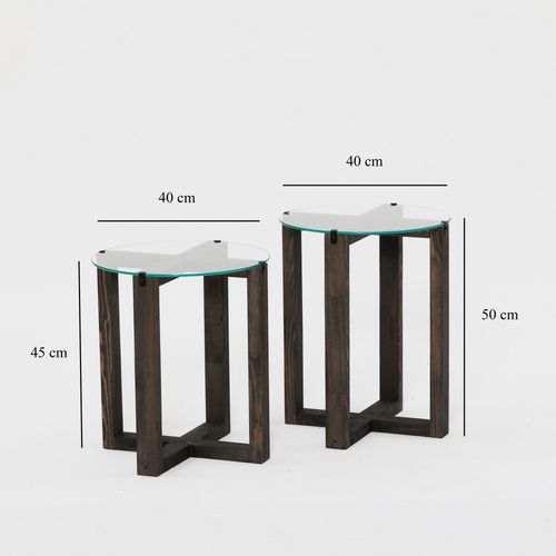 Amalfi - Anthracite Anthracite Side Table slika 6