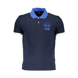 LA MARTINA POLO SHORT SLEEVE MAN BLUE