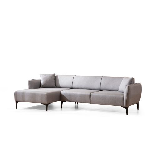 Atelier Del Sofa Kutna garnitura, Sivo, Belissimo Left - Grey slika 5