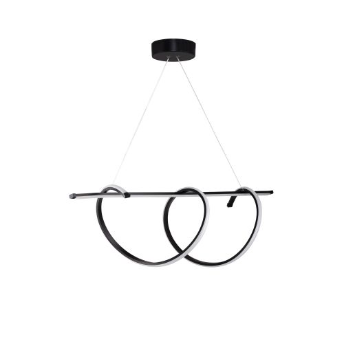 Tauri Black-White Light Black Chandelier slika 5