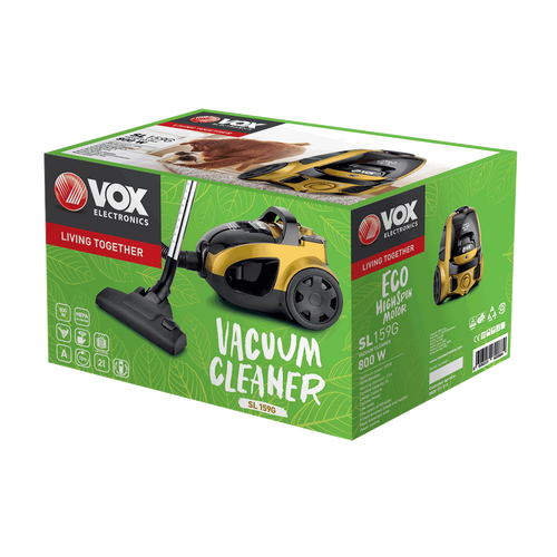 Vox SL159 GOLD usisivač sa posudom, ECO motor 800W slika 3