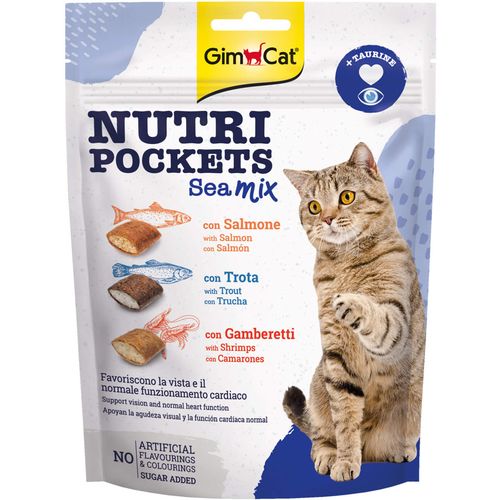 GimCat Poslastica za mačke Nutri Pockets Sea Mix, 150g slika 1
