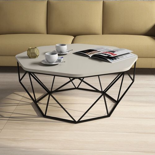 Diamond - Cream Cream Coffee Table slika 1