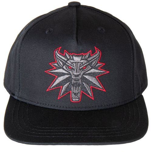 JINX THE WITCHER 3 BLACK WOLF SNAPBACK HAT BLACK slika 2