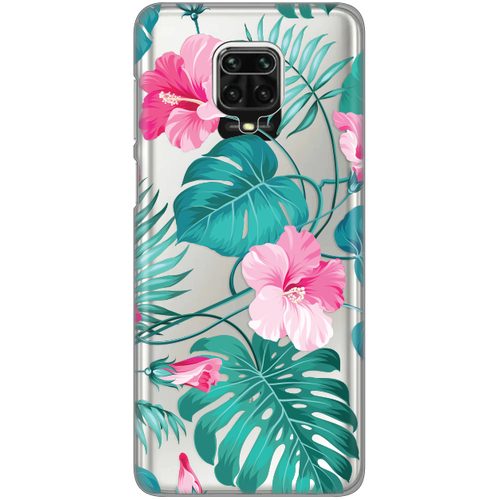 Torbica Silikonska Print Skin za Xiaomi Redmi Note 9 Pro/Note 9 Pro Max/Note 9S Tropical Florals slika 1