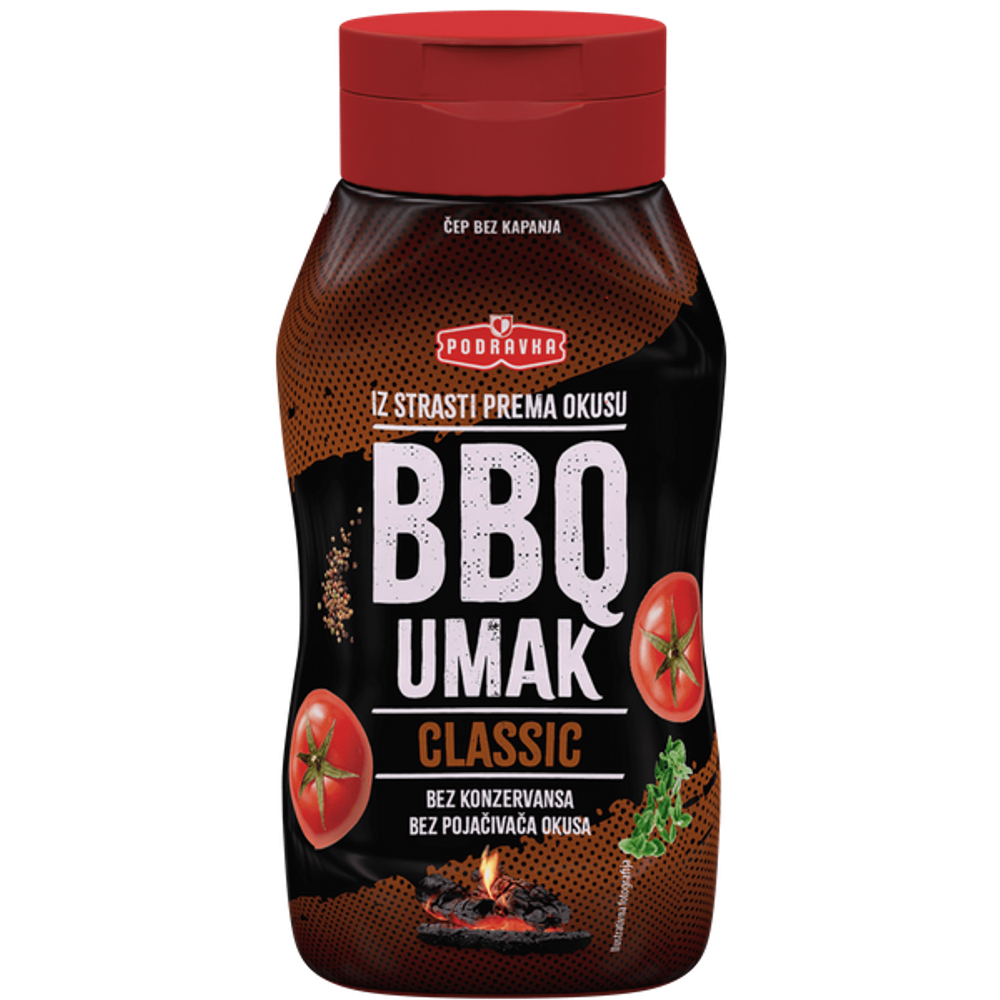 Podravka Bbq Umak Classic 345g slika 1