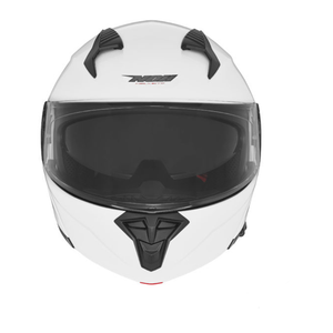 Modularna - flip up kaciga za motor XXL vel. NOX Y966 N968 - Bijela