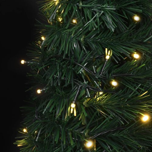 Prigodno umjetno božićno drvce s LED žaruljama zeleno 180 cm slika 15
