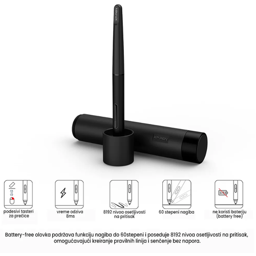 XP-Pen Artist 22 (2. generacija) grafička tabla slika 6