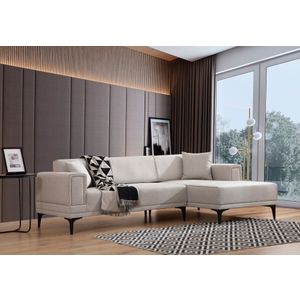 Ugaona Sofa na Razvlačenje Horizon Right - Ecru Boja
