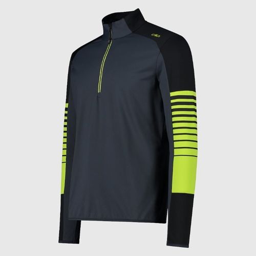 Muški Flis Cmp Sweat Black/Green slika 2