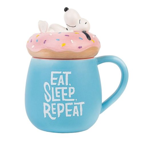 Snoopy Eat Sleep Repeat 3D šalica 500ml slika 1