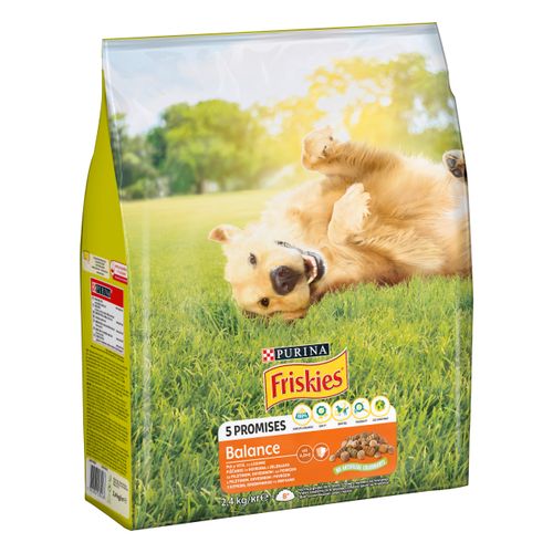 Friskies Balance suha hrana za pse govedina, piletina i povrće 2,4 kg slika 1