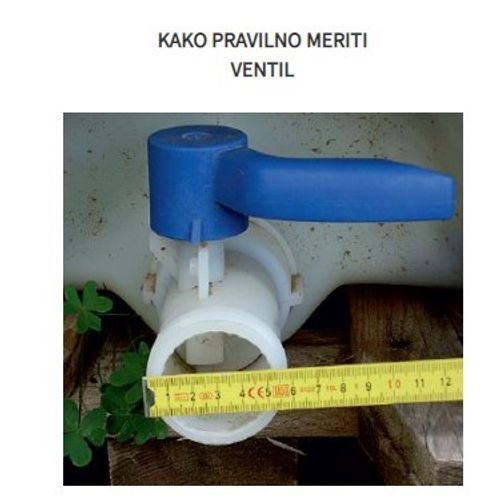 PRIKLJUČAK CRVEN 59-60mm X 3/4" ZA CISTERNO IBC slika 3