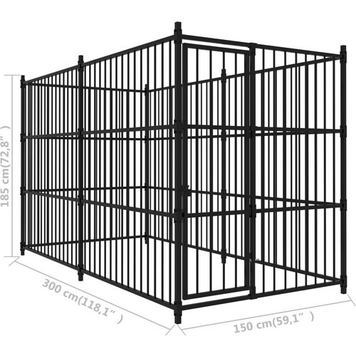 Vanjski kavez za pse 300 x 150 x 185 cm slika 27