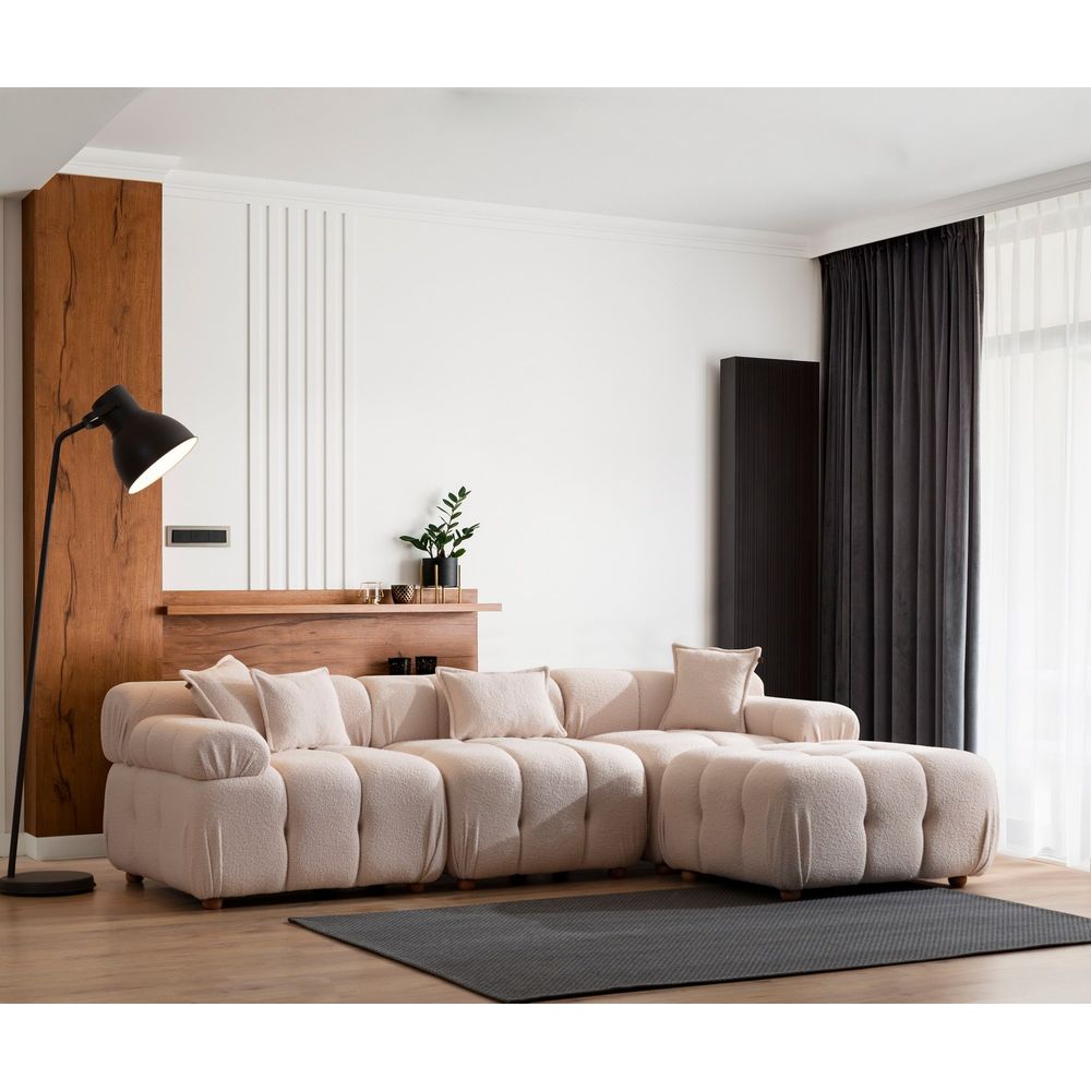 Bellini - Krem Kutić Sofa slika 6