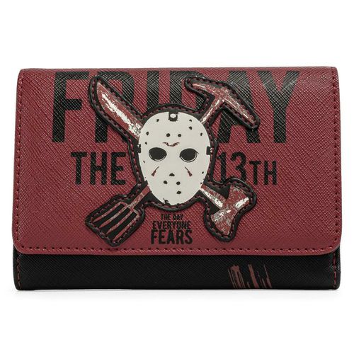 Loungefly Petak 13. Jason Mask Tri-Fold Novčanik slika 1