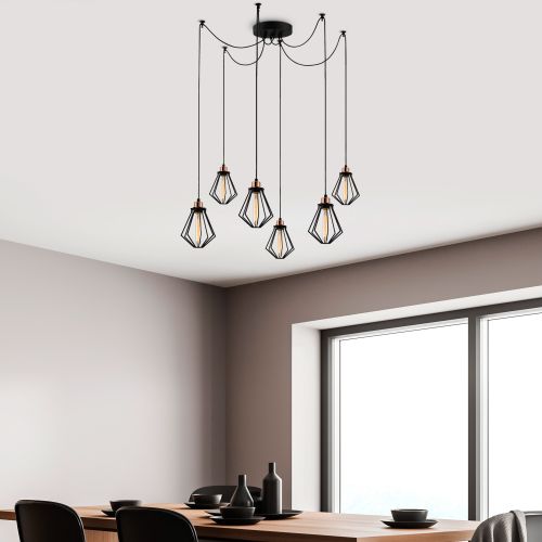 Oylat - N-1034 Black Chandelier slika 3