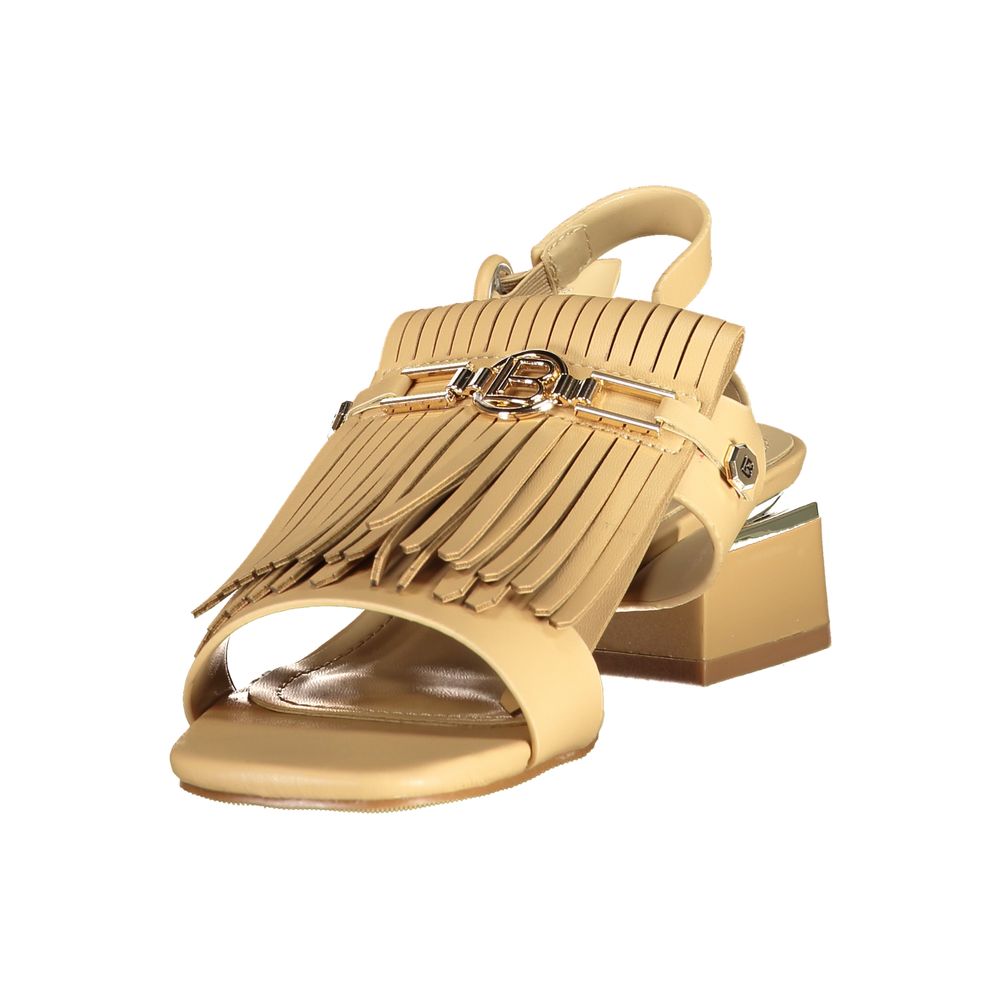 LAURA BIAGIOTTI WOMEN'S BEIGE SANDALS slika 3