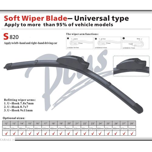 AutoSystem Aqua Blade Standard Brisač, 41cm, S820 slika 1