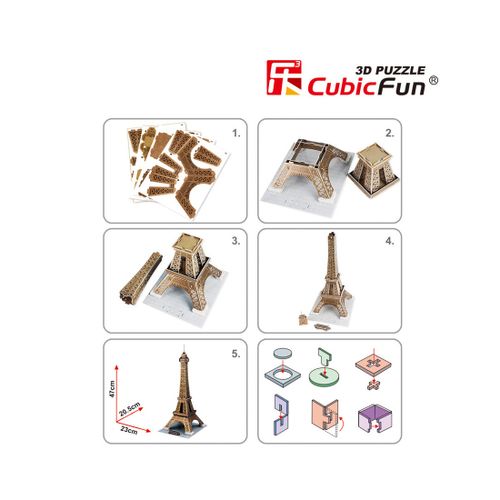 Cubicfun 3D puzle Eiffelov toranj slika 3