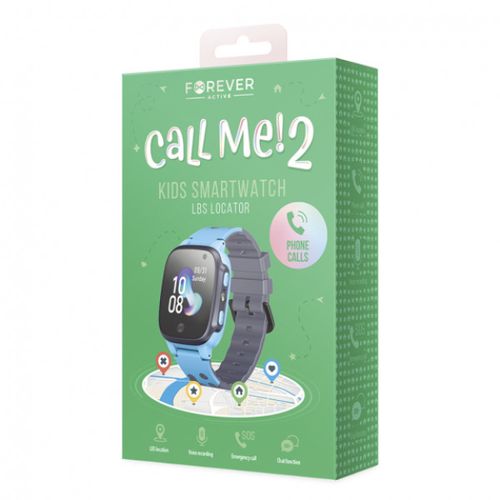 Forever Smartwatch Kids Call Me 2 KW-60 BLUE slika 3