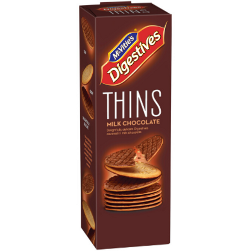 Mcvitie's Digestive Thins mliječna čokolada 180 g slika 1