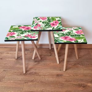 Set Nesting Stolova (3 Komada) - Različite Boje