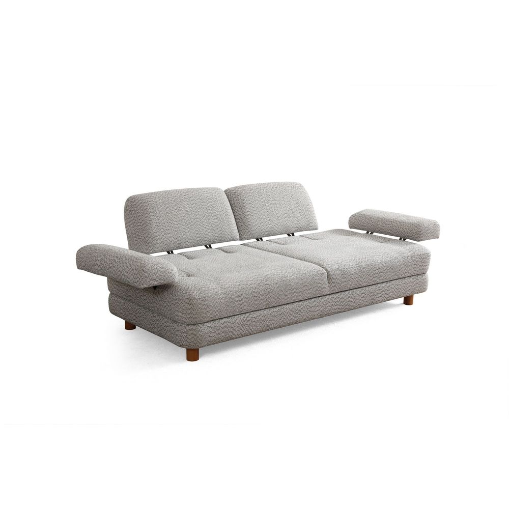 Sofa na razvlačenje za 3 osobe - Krem i Plava slika 6