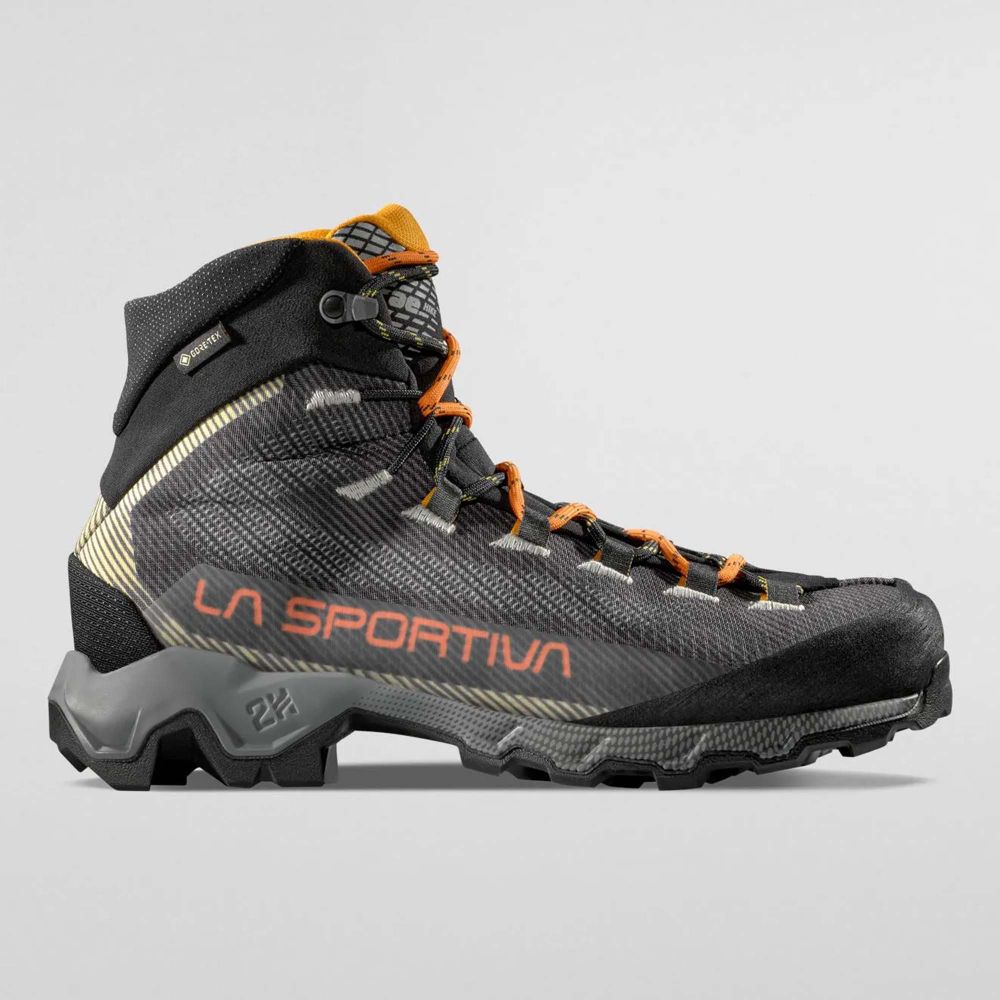 La Sportiva Muške gležnjerice Aequilibrium Hike GTX, Carbon/Papaya slika 1