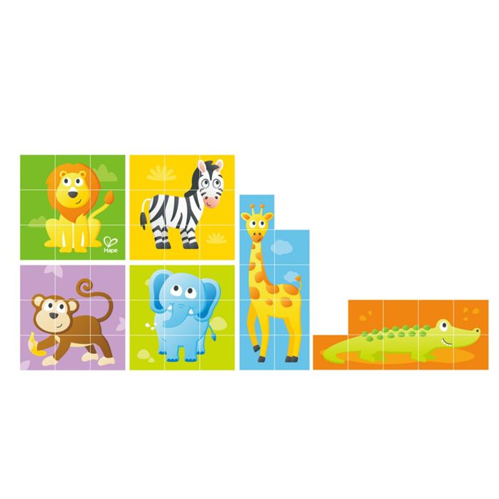 Hape Drvene kocke puzzle slika 2