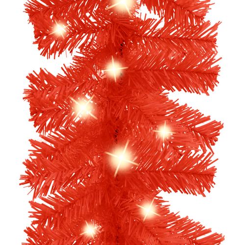 Božićna girlanda s LED svjetlima 10 m crvena slika 3