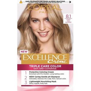 L'Oreal  Excellence Farba Za Kosu Creme 8,1 Blond Clair Cendre