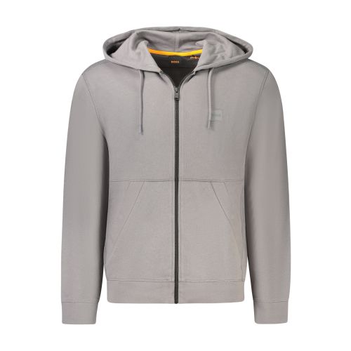 HUGO BOSS MEN'S ZIP-FREE SWEATSHIRT GREY slika 1