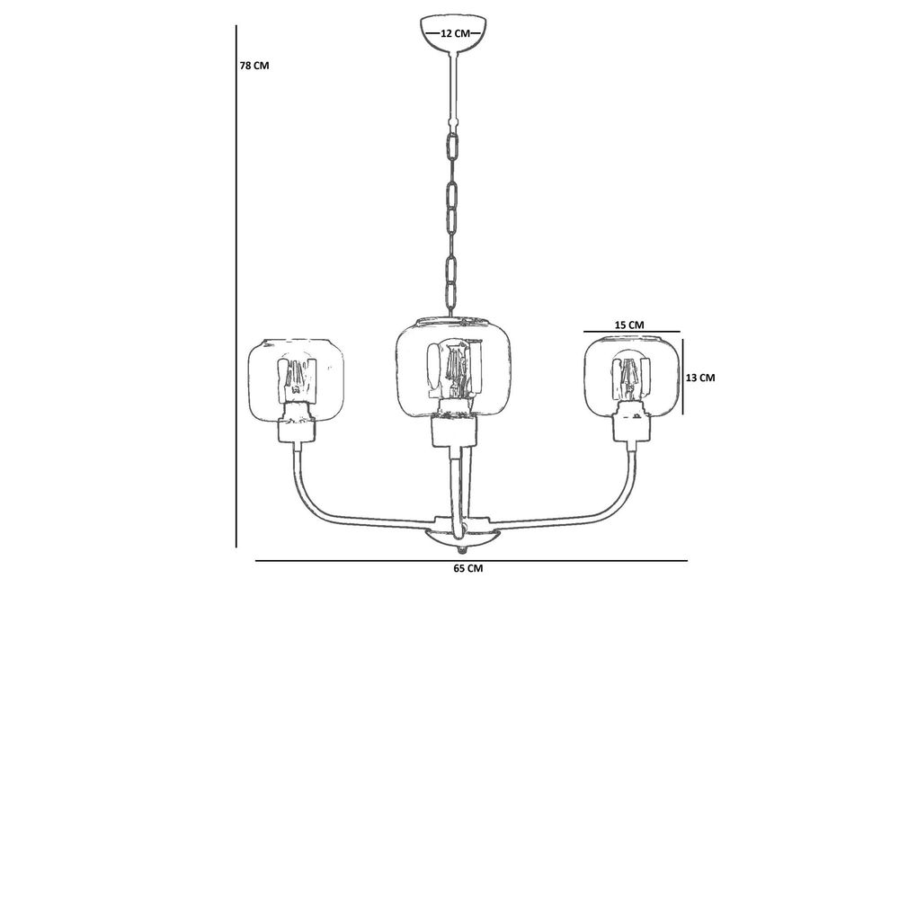 Opviq Luster 085, Siva, Crna slika 4