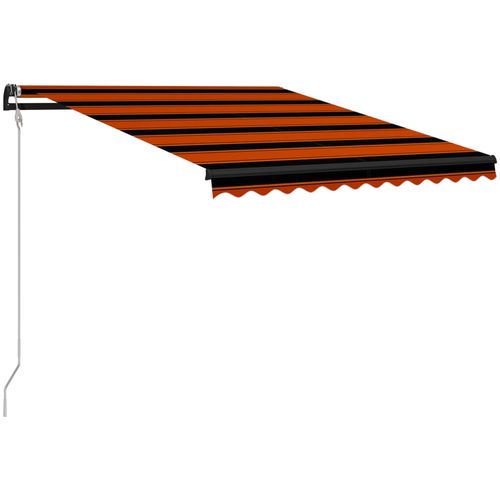 Tenda na uvlačenje LED 350 x 250 cm narančasto-smeđa slika 11