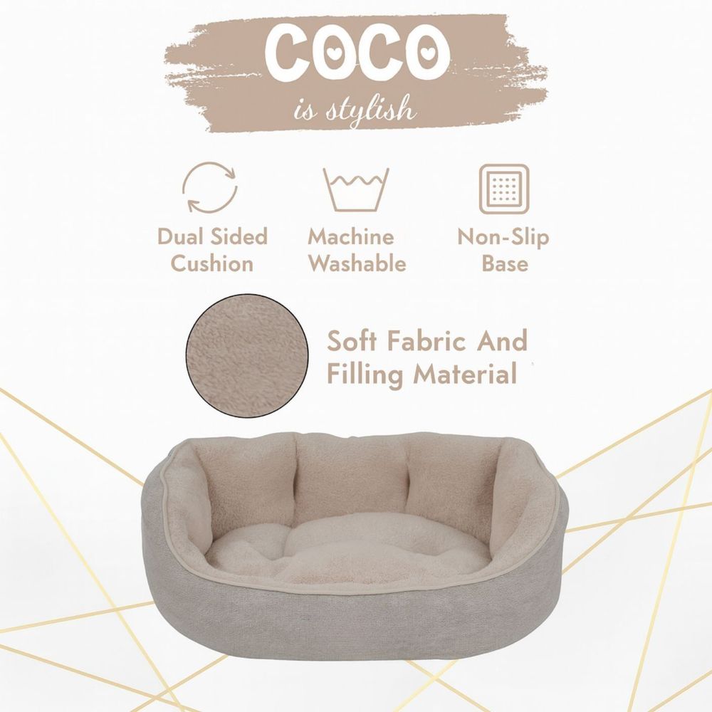 Pet bed Coco L, colour: beige slika 3