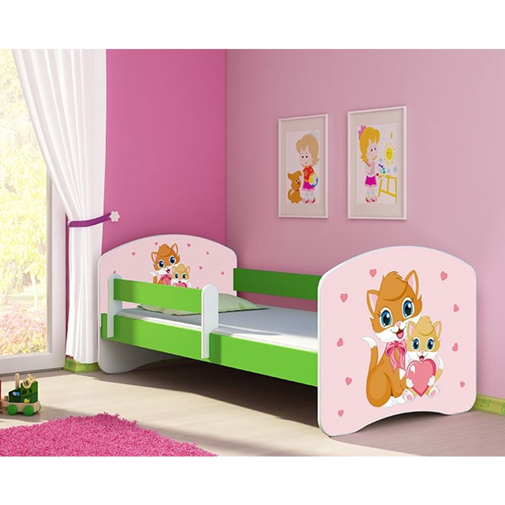 ACMA Dječiji krevet Acma II Green - 160x80cm - Dezen 33 slika 1