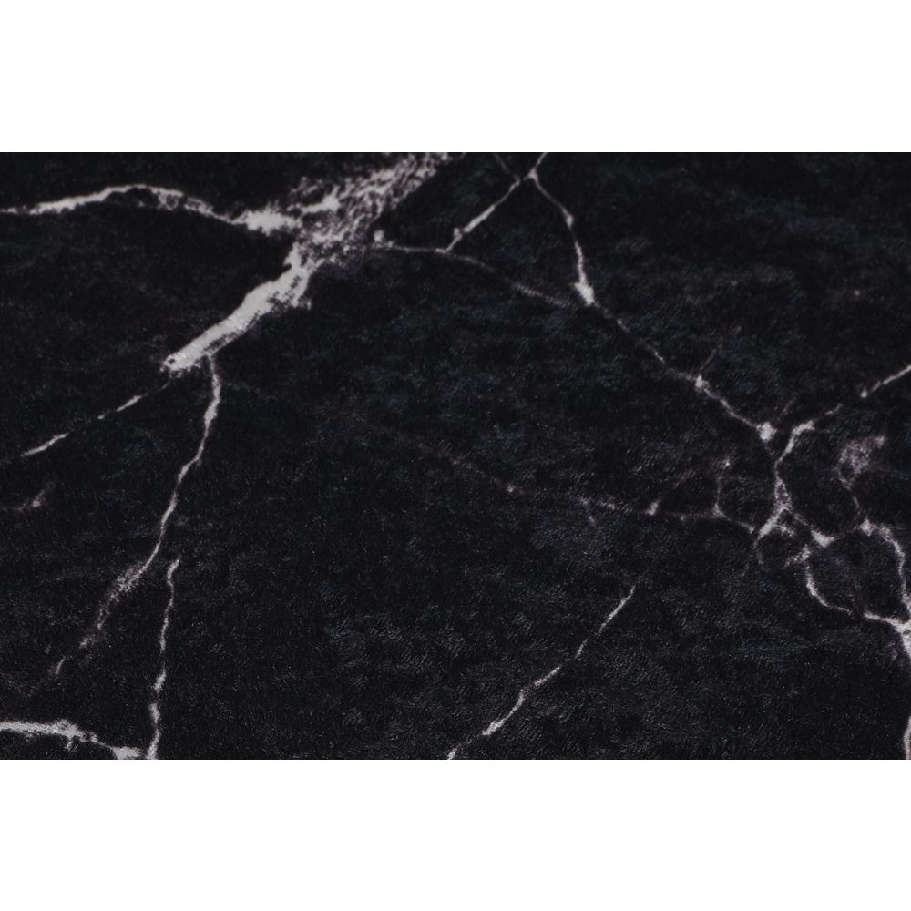 Set prostirki za kupatilo (3 komada) - Mramor, boje: crna, bijela slika 6