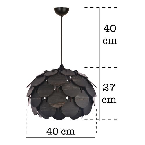 UAV009 Black Chandelier slika 3