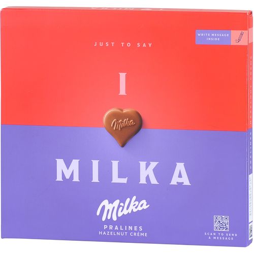 Milka praline I Love Milka lješnjak krema 110 g slika 1